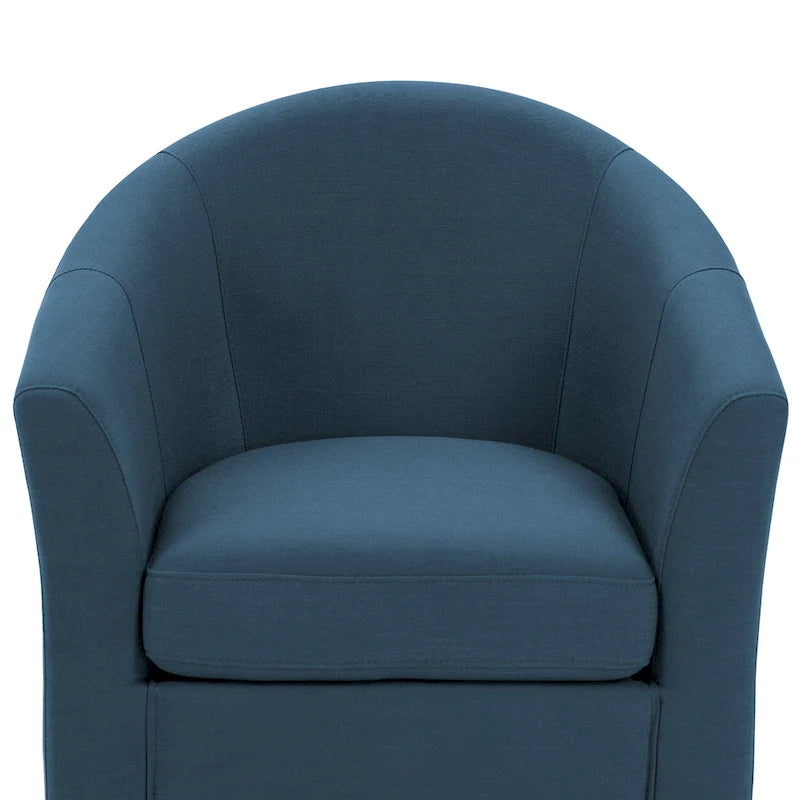 Lot de 2 fauteuils pivotants modernes avec accoudoirs pour salon