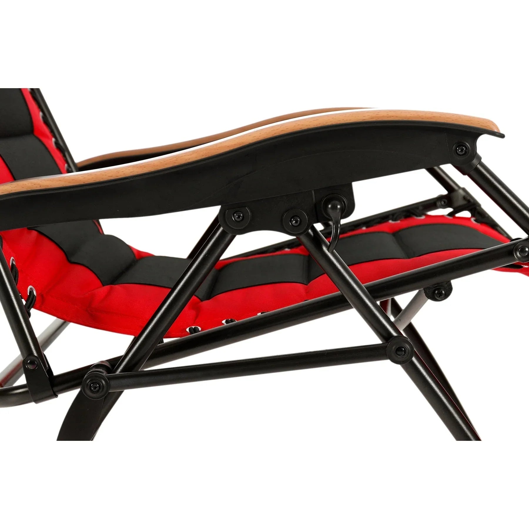 Fauteuil de relaxation zéro gravité XL surdimensionné rembourré avec accoudoirs plus larges et porte-gobelet réglable - N/A