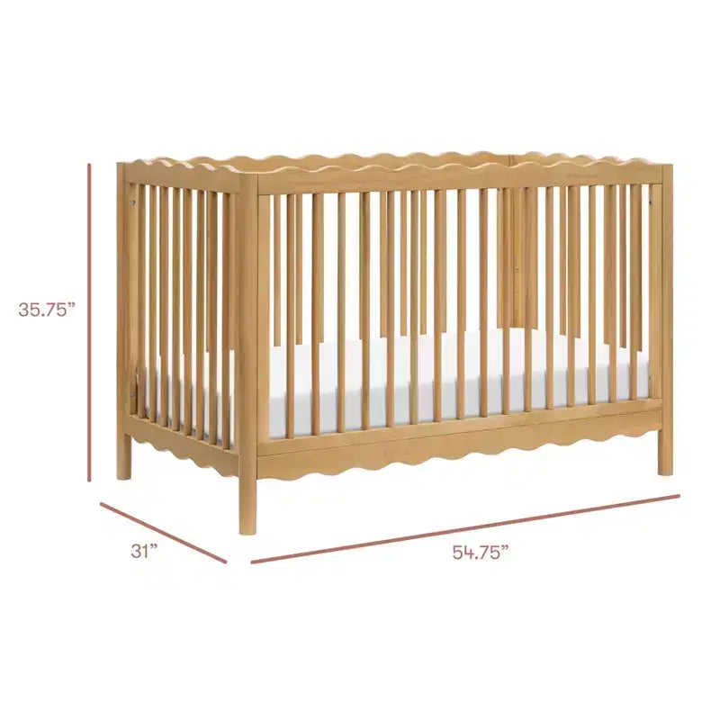 Lit de bébé convertible 4-en-1 Swell de Babyletto avec kit de conversion en lit de tout-petit