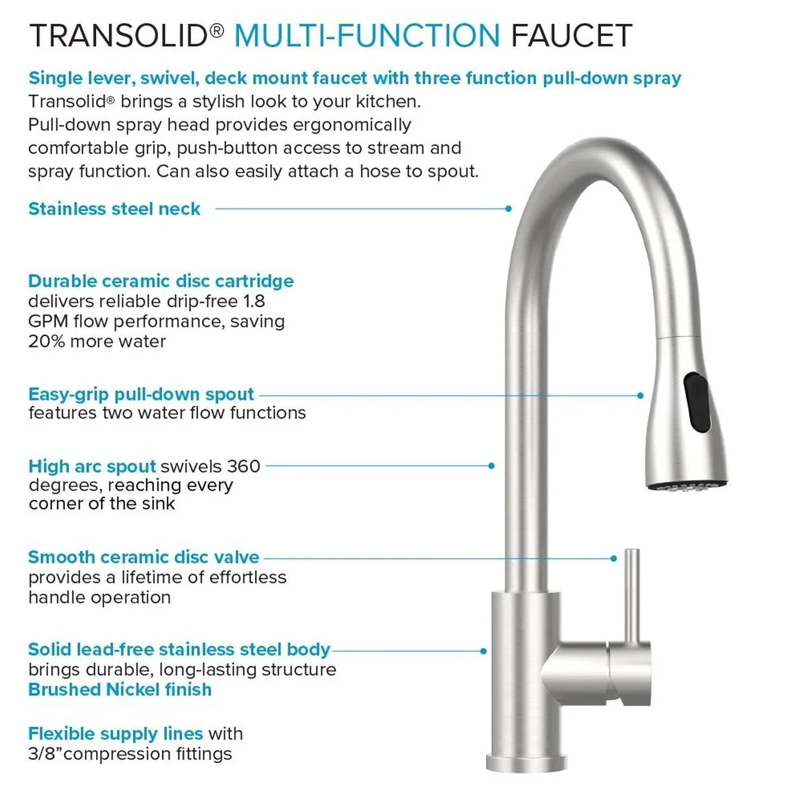 Transolid EWS-2422S Évier de buanderie et support de lavage en acier inoxydable de 24 po L x 22 po P x 35 po H - 24 po x 22 po