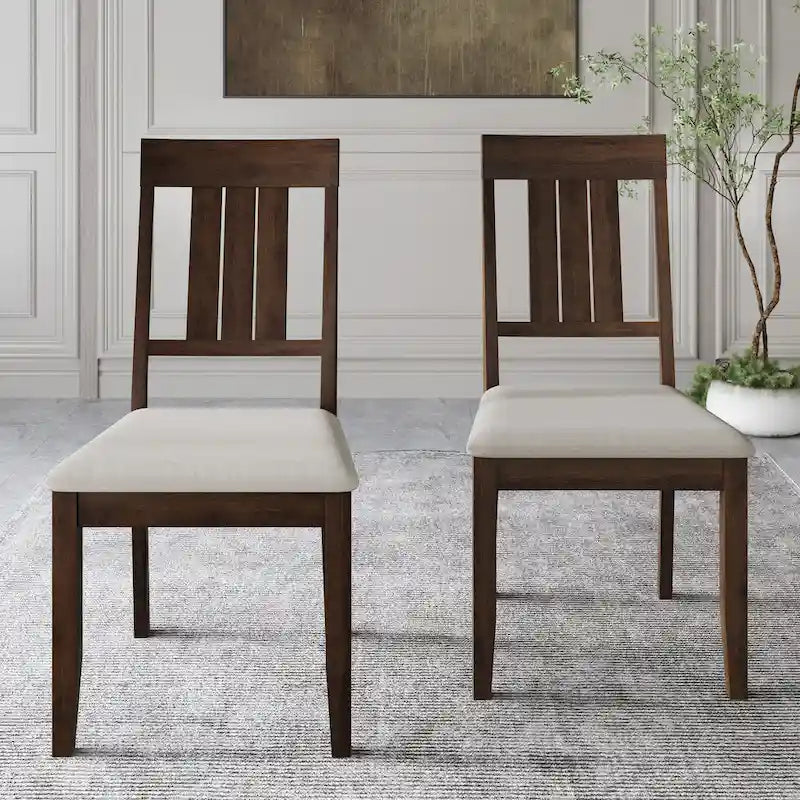 Ensemble de salle à manger classique 7 pièces en bois CraftPorch
