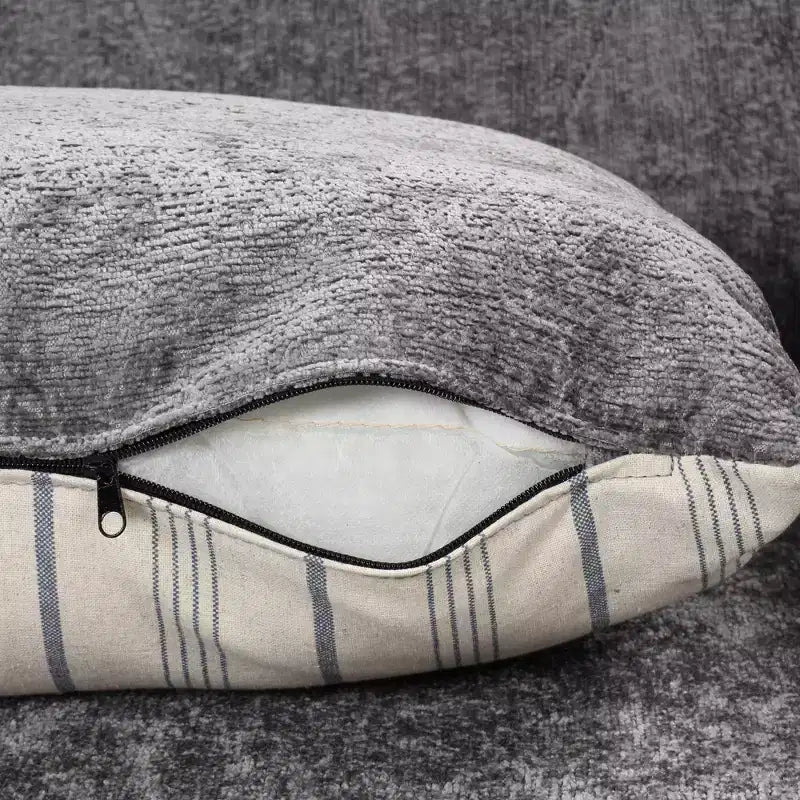 61.6 Canapé-lit convertible moderne en chenille avec ports USB, porte-gobelets et dossier réglable pour salon, appartement