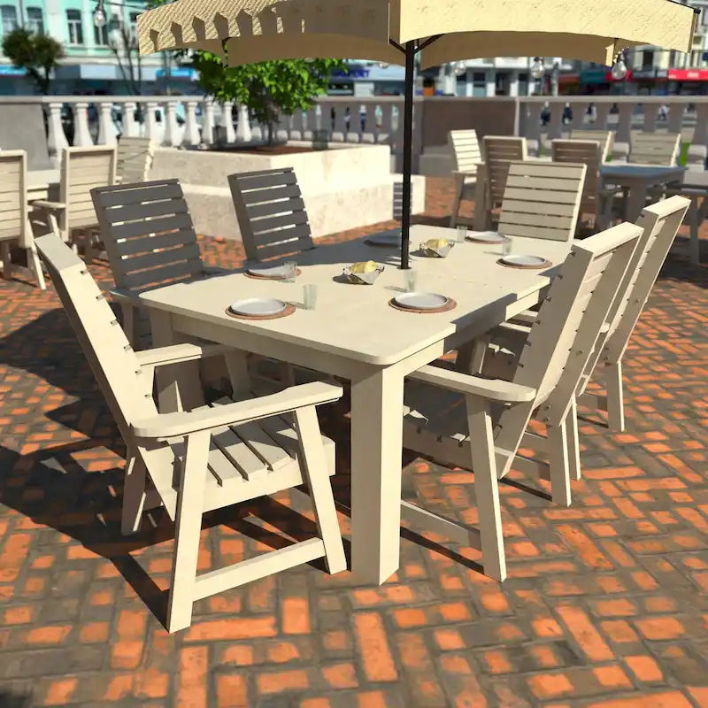 Ensemble de salle à manger d'extérieur 7 pièces HIGHWOOD PROFESSIONAL 42x72