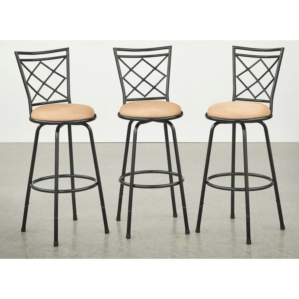 Tabourets Alyssa à hauteur réglable et pivotants Simple Living (lot de 3)