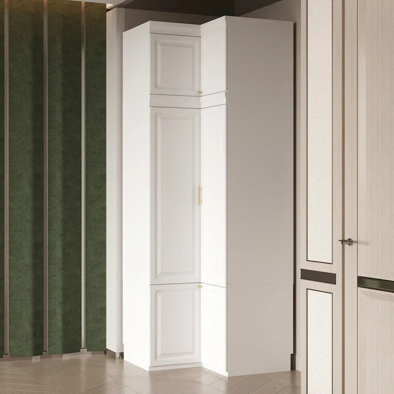 93.9H/74.2H Armoires Penderie Placard Rangement avec Tiroirs