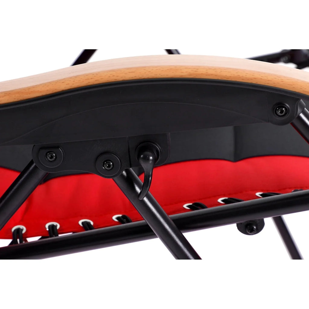 Fauteuil de relaxation zéro gravité XL surdimensionné rembourré avec accoudoirs plus larges et porte-gobelet réglable - N/A