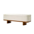 Banc à dessus rabattable Clara Simple Assemble avec cadre en bois massif|HULALA HOME