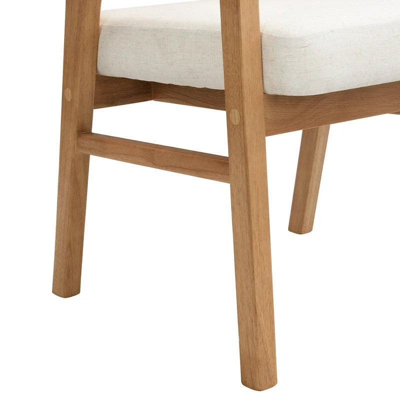 Christopher Knight Home - Chaise de salle à manger capitonnée en cannage (Lot de 2)