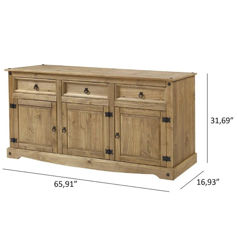 Buffet Campagne en Bois 65 - Collection Corona