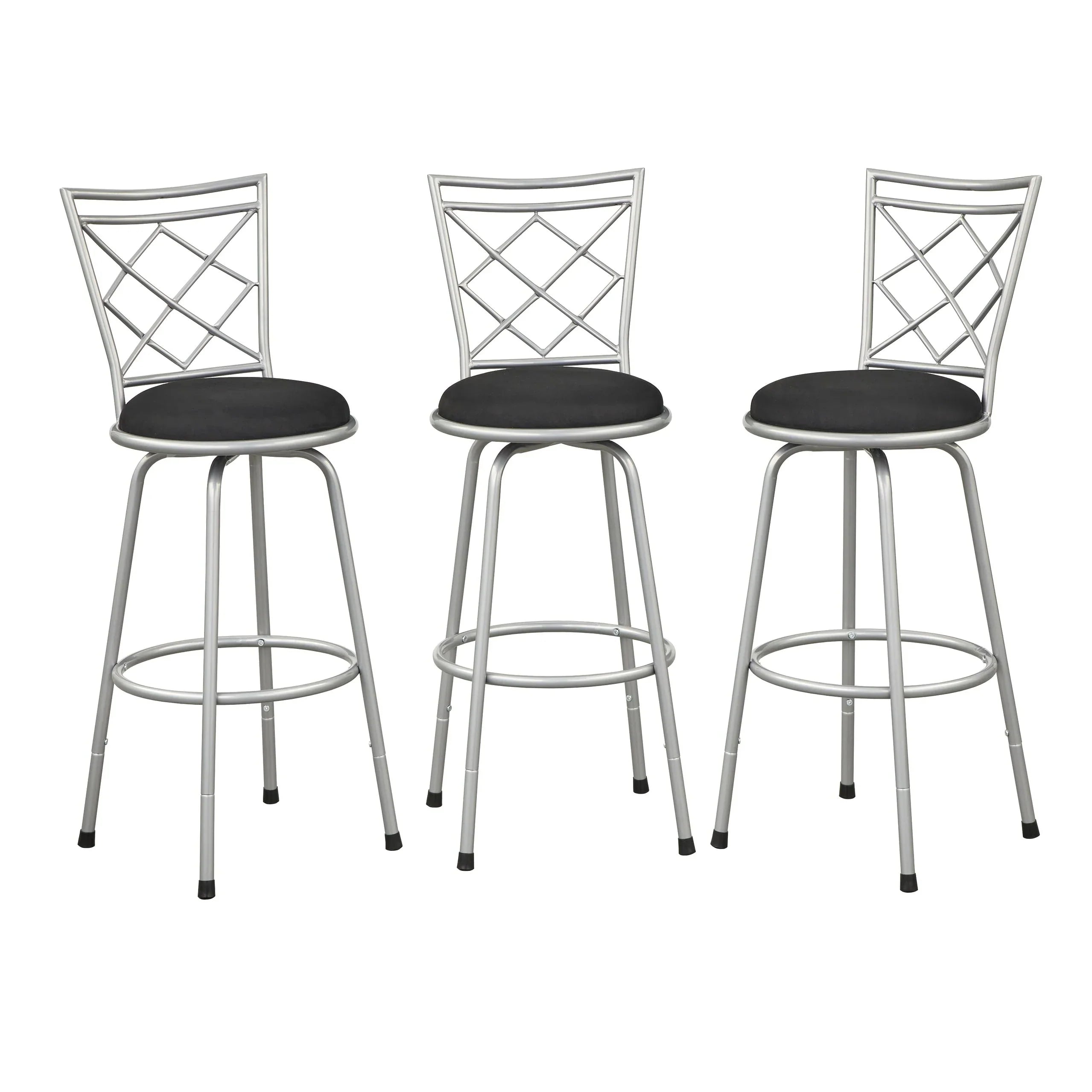 Tabourets Alyssa à hauteur réglable et pivotants Simple Living (lot de 3)