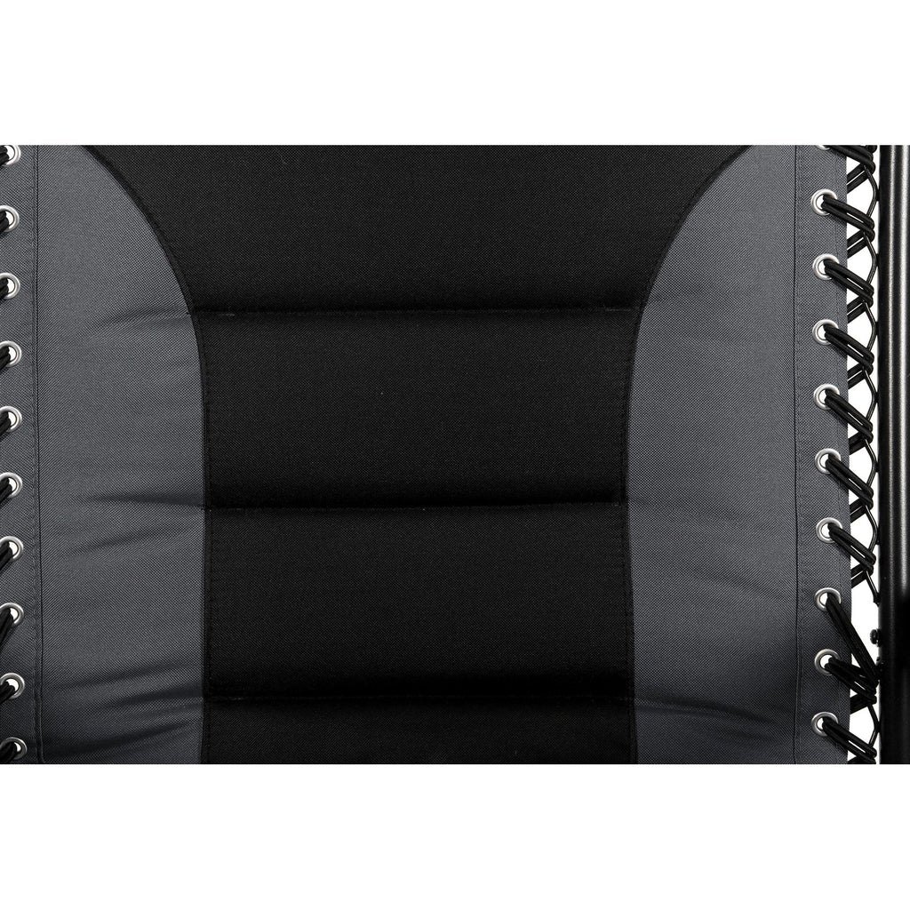Fauteuil de relaxation zéro gravité XL surdimensionné rembourré avec accoudoirs plus larges et porte-gobelet réglable - N/A
