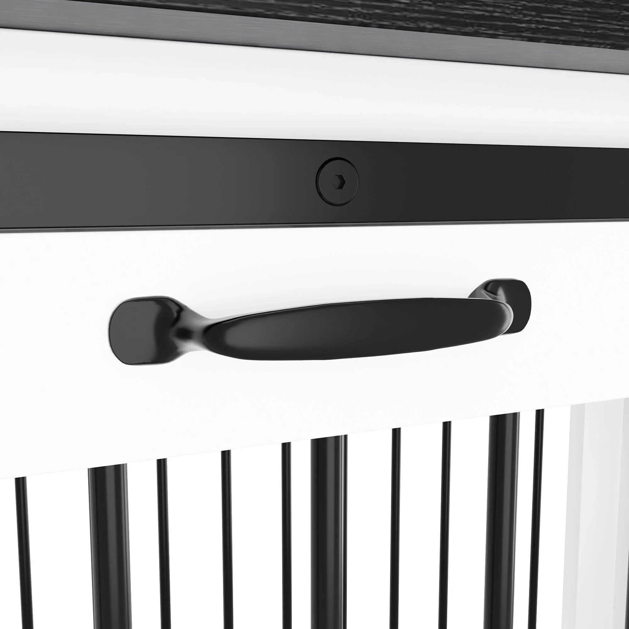 Résidence pour animaux de compagnie avec renfort en tube de fer Cage pour chien élégante et robuste