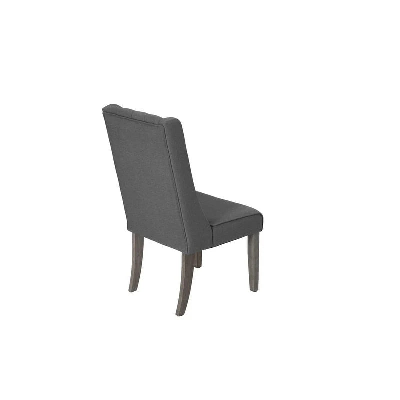 Ensemble de salle à manger extensible gris rustique 9 pièces Best Quality Furniture