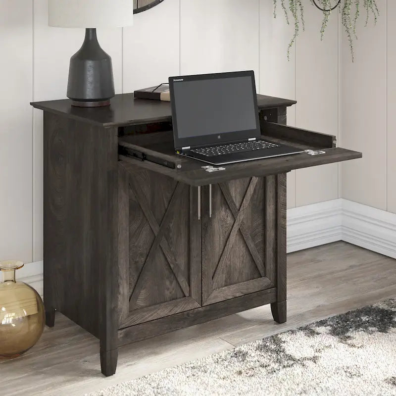 Secrétaire Key West avec meuble de rangement Bush Furniture