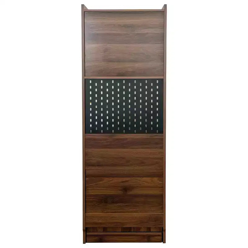 Table d'étude pliante moderne en bois GDFStudio Sinclair 36 avec rangement