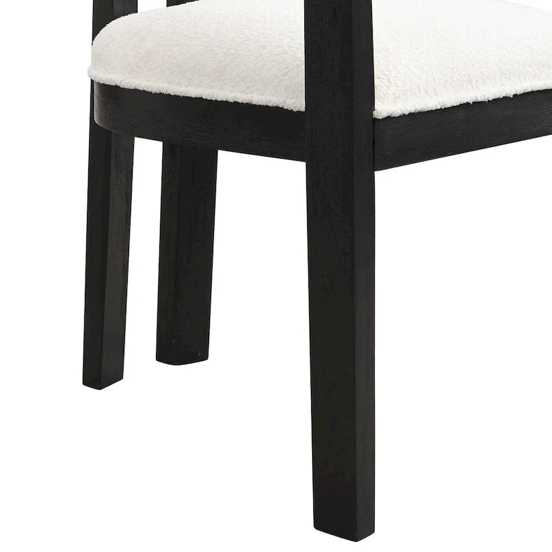 Chaise de salle à manger moderne sophistiquée Conrad avec accoudoirs par Christopher Knight Home