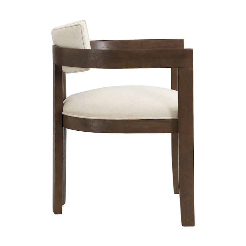 Chaise de salle à manger moderne sophistiquée Conrad avec accoudoirs par Christopher Knight Home
