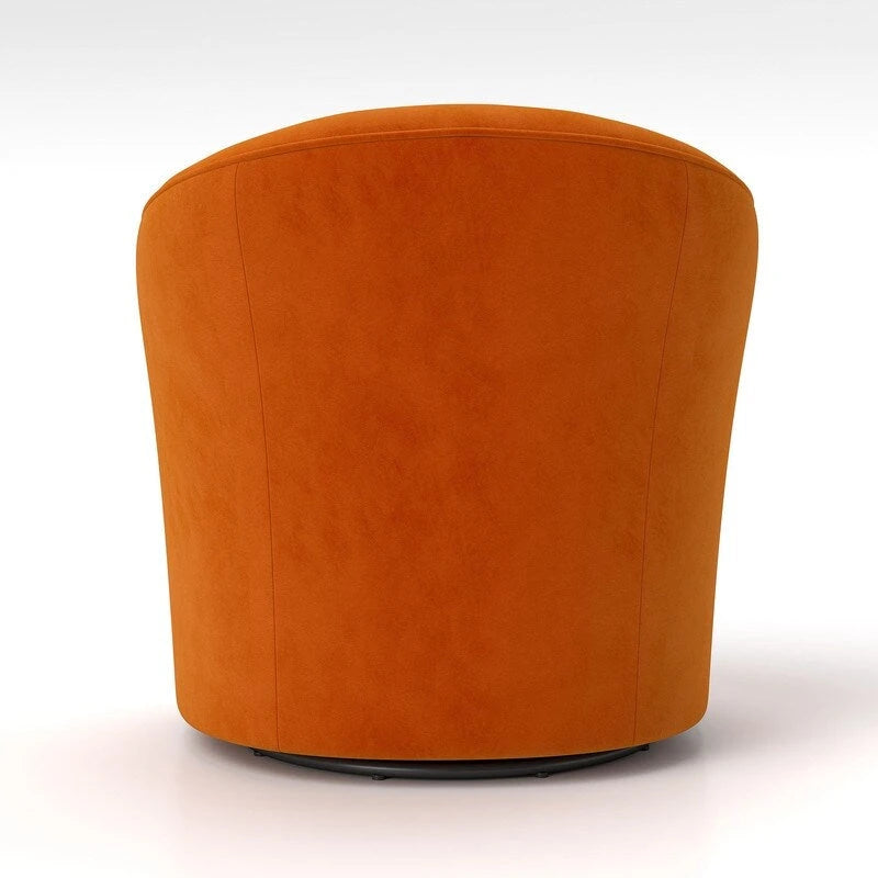 Fauteuil pivotant à 360 degrés en velours moderne SEYNAR avec dossier capitonné (lot de 2)
