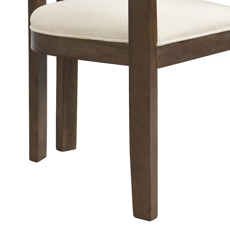 Chaise de salle à manger moderne sophistiquée Conrad avec accoudoirs par Christopher Knight Home