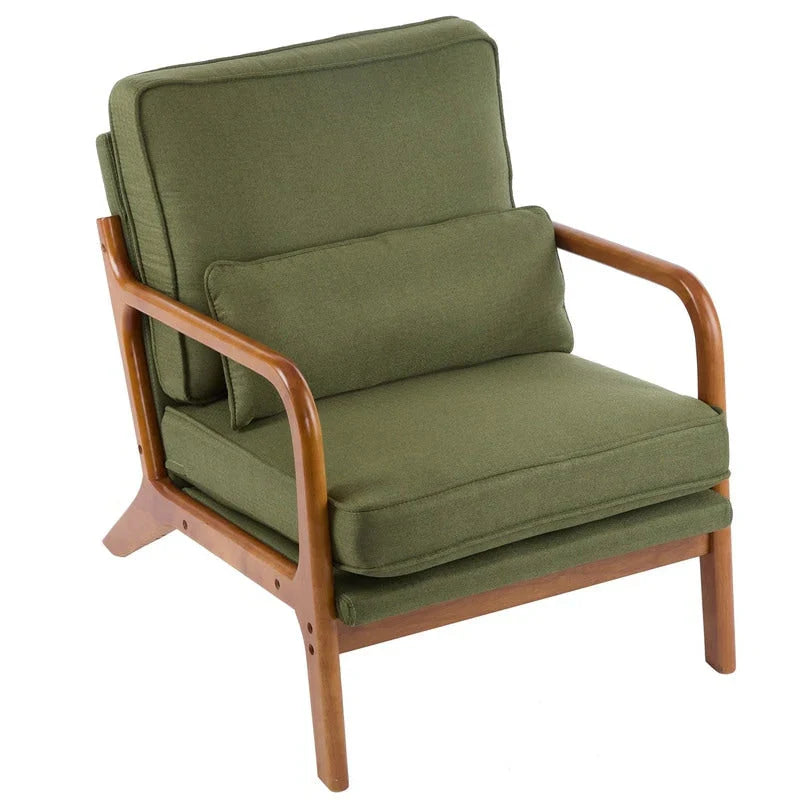 Fauteuil d'appoint rembourré Mid-Century Modern