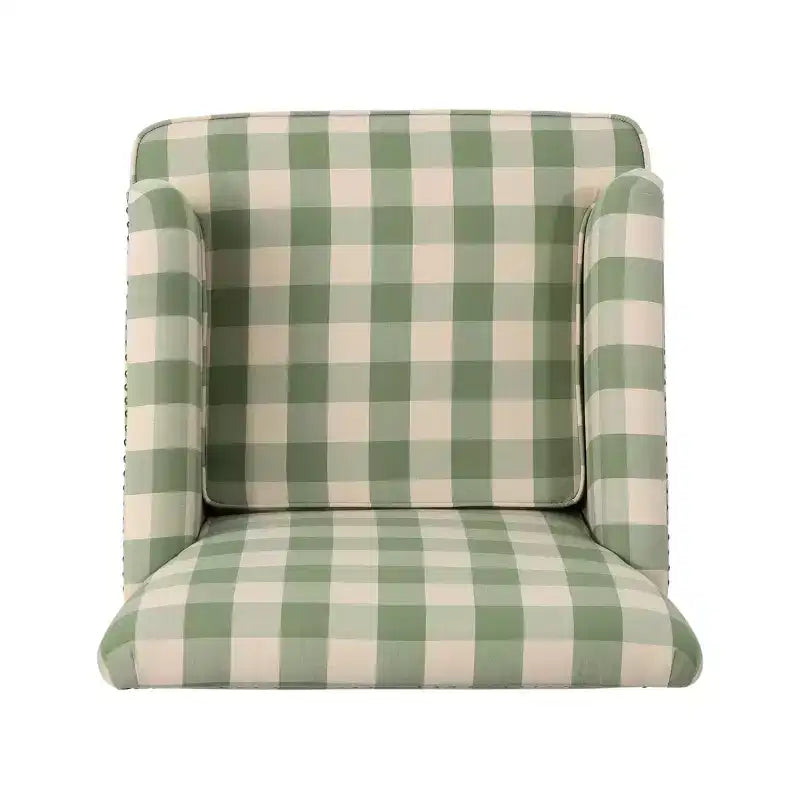 Fauteuil club contemporain Harrison Christopher Knight Home en tissu avec garniture cloutée