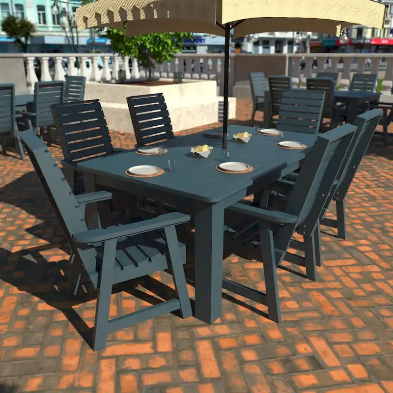 Ensemble de salle à manger d'extérieur 7 pièces HIGHWOOD PROFESSIONAL 42x72