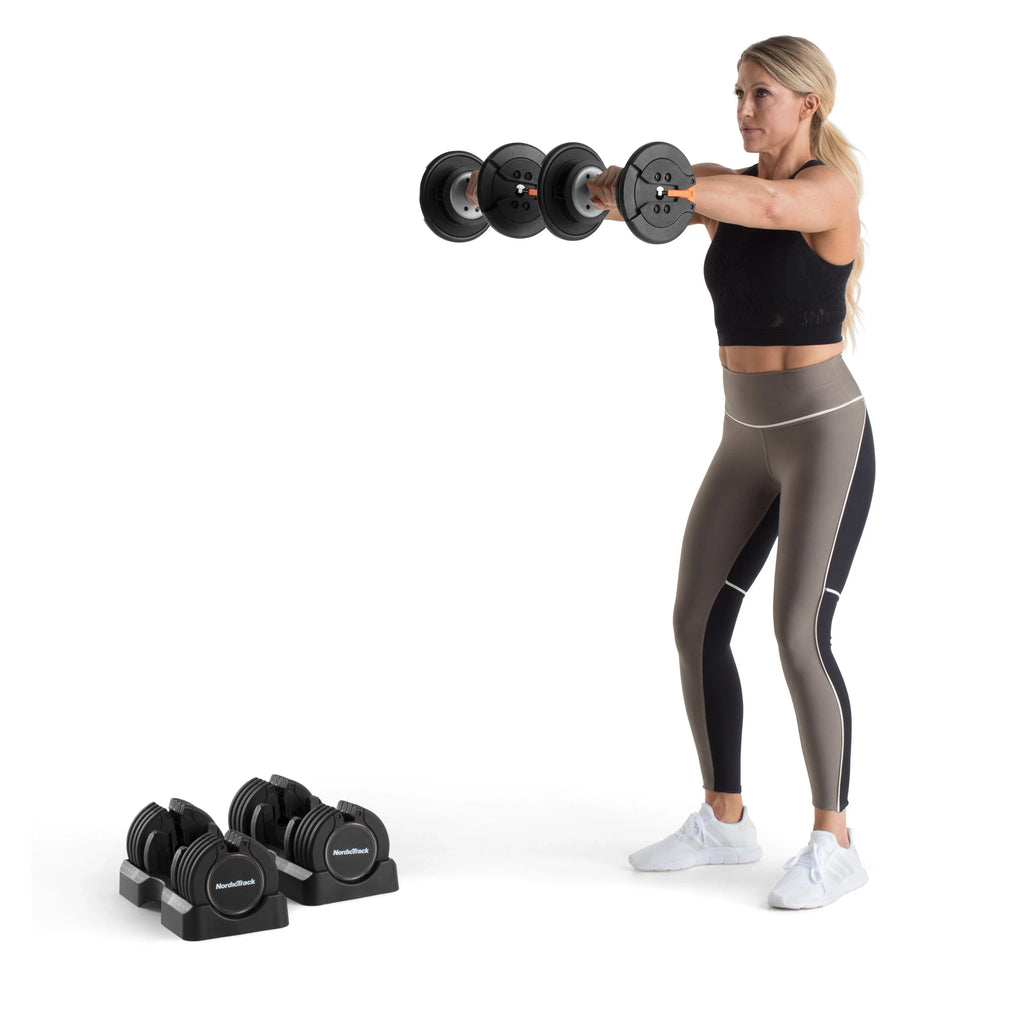 Ensemble d'haltères ajustables NordicTrack de 25 kg (55 lb)