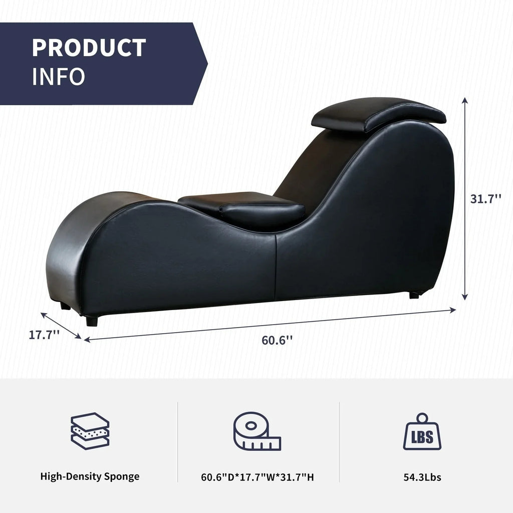 Mixoy Chaise de Yoga d'intérieur, Chaise longue de yoga incurvée pour adultes, étirements, exercices, relaxation