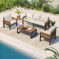 Ensemble de canapé de jardin 4 pièces